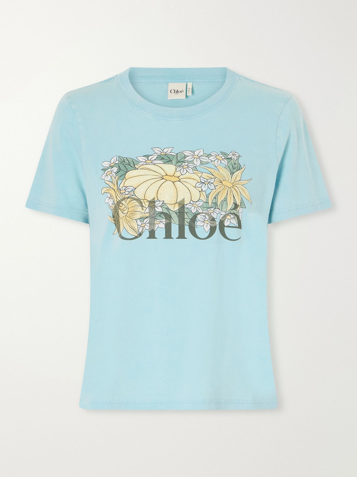 printed cotton jersey t shirt