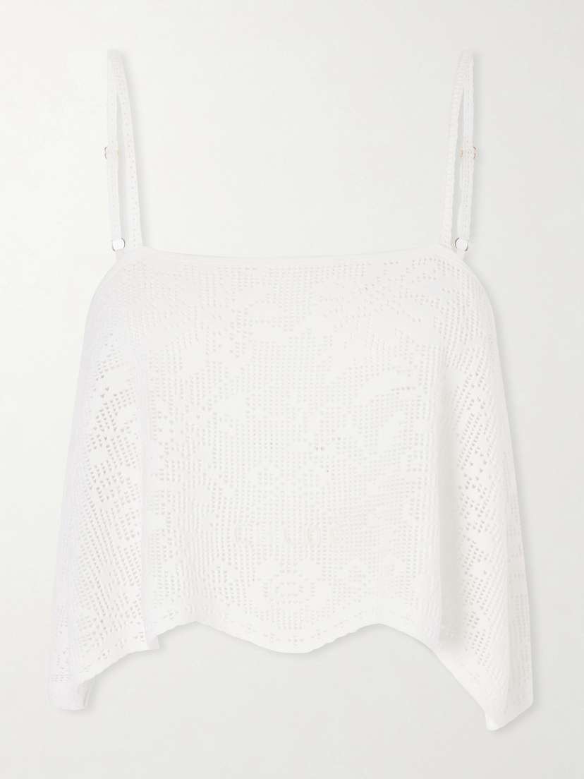 Chloé Crocheted Cotton Top | Thumbnail 5 Chloé Crocheted Cotton Top | Thumbnail 5