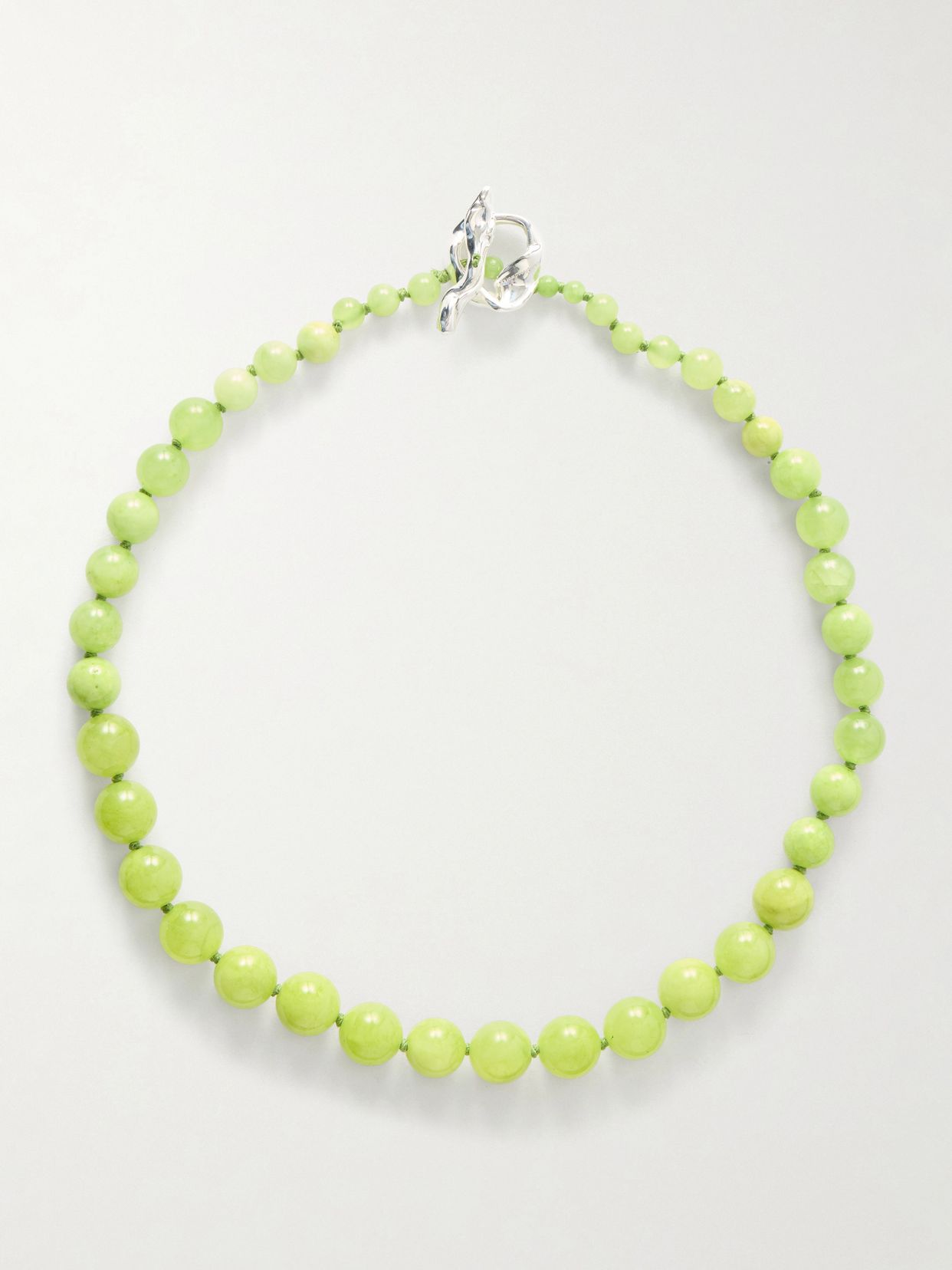 Beaded calcite necklace