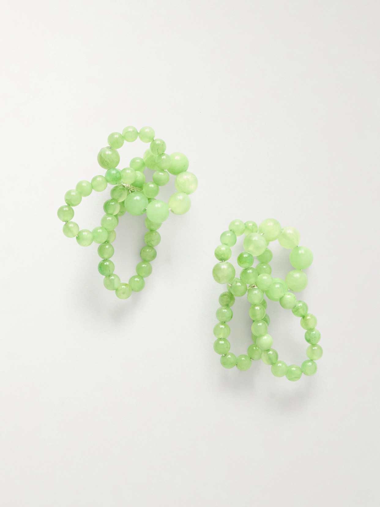 Completedworks Beaded Calcite Earrings In Green
