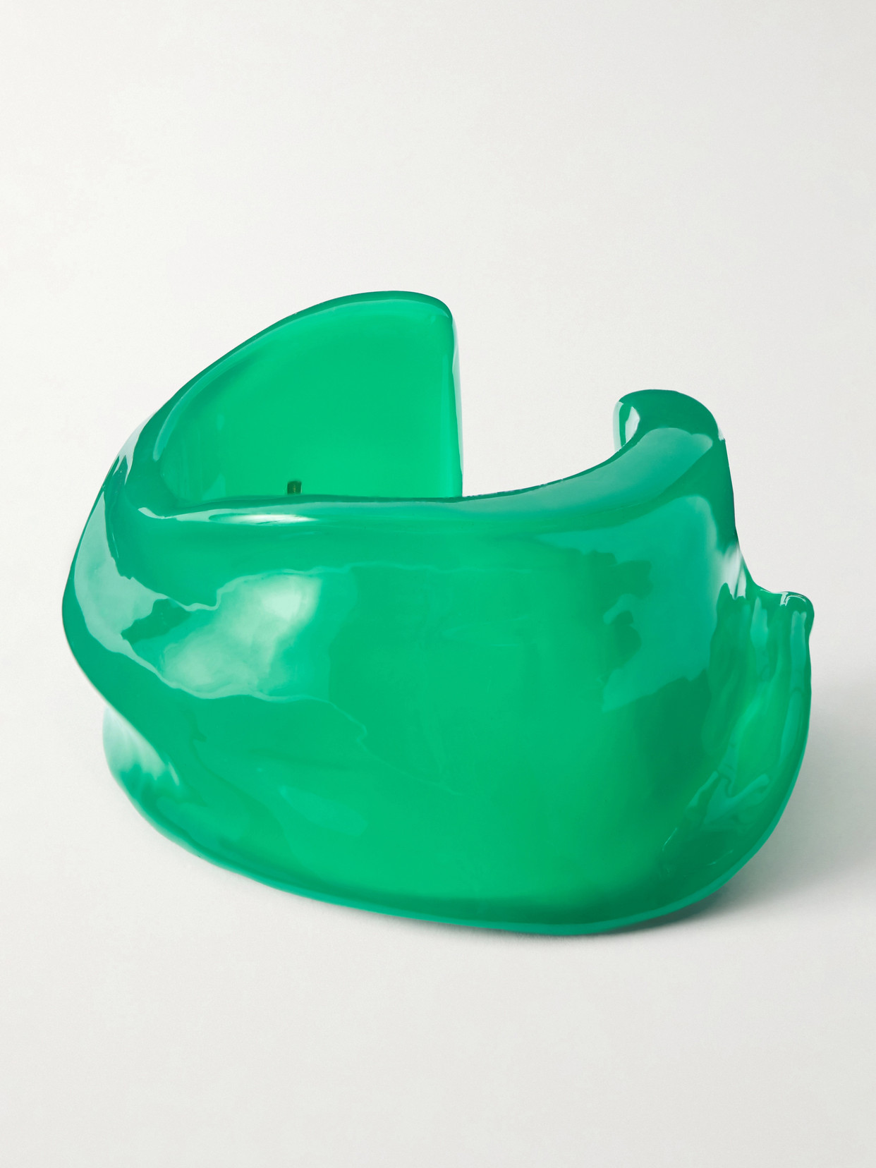 Completedworks Draped Resin Cuff In Green