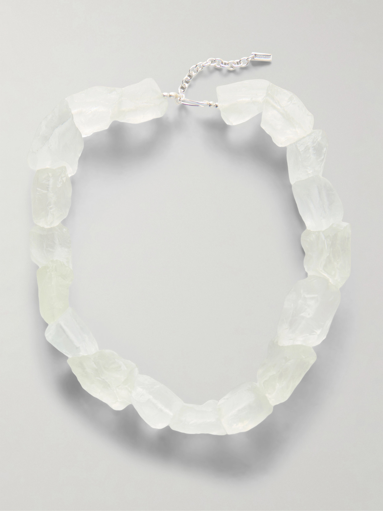 Completedworks Resin Necklace In White