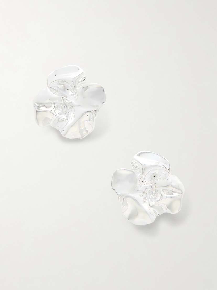 Completedworks Flower Silver-plated Earrings