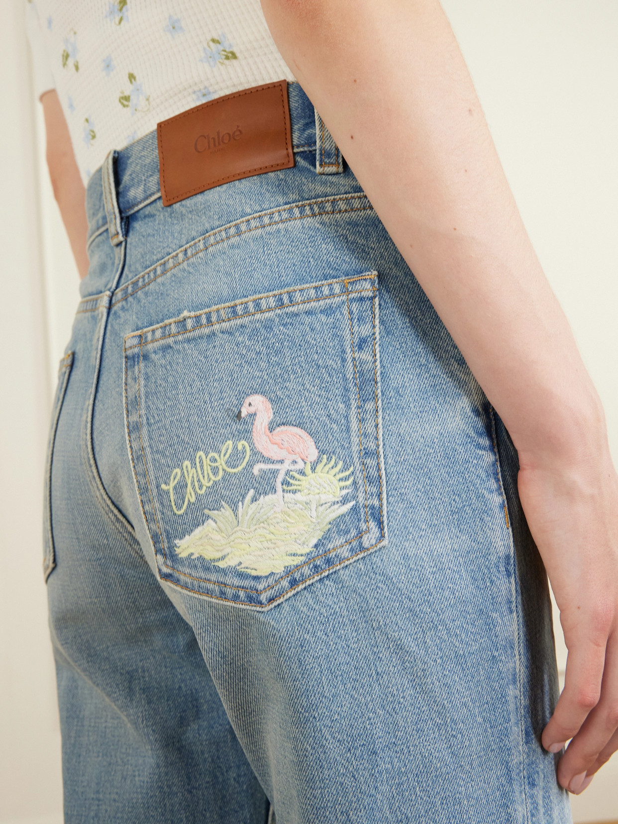 Chloé - Mid-Rise Straight-Leg Jeans
