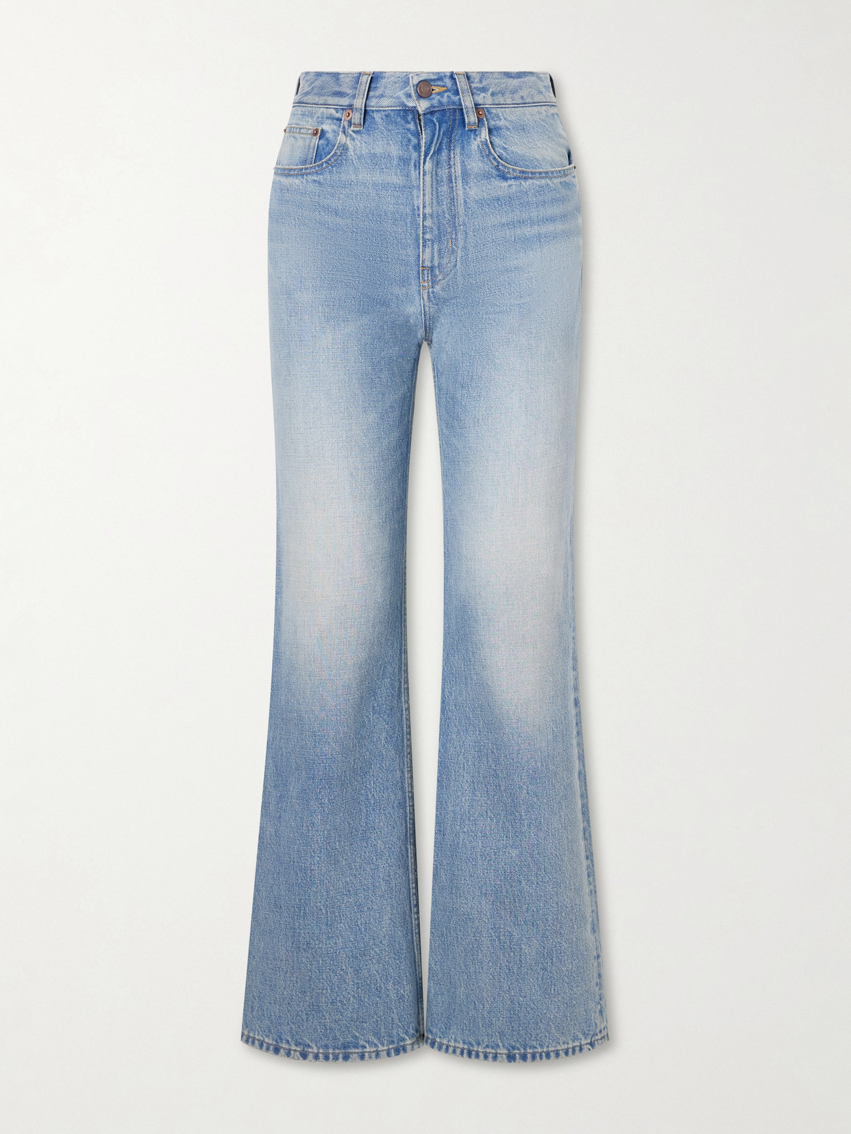 Chloé Mid-rise Straight-leg Jeans In Blue