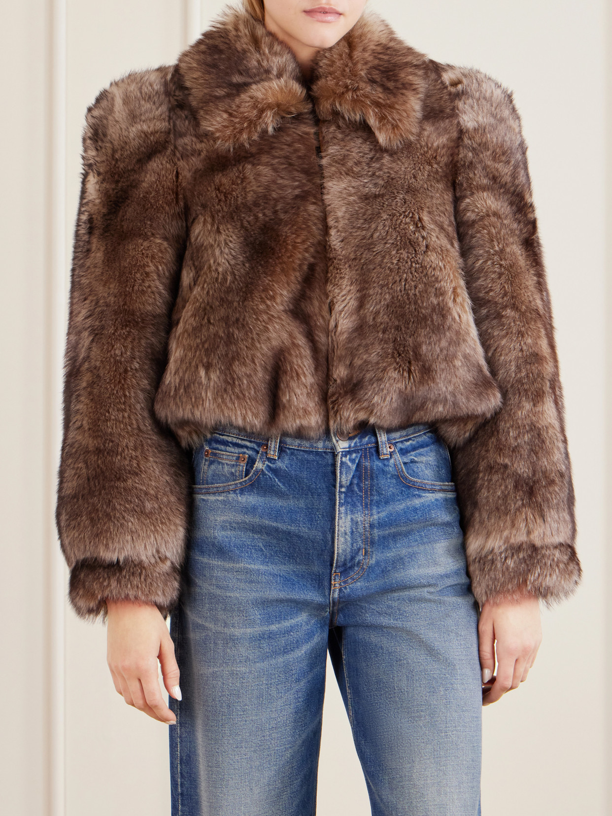 Chloé - Cropped Shearling Jacket