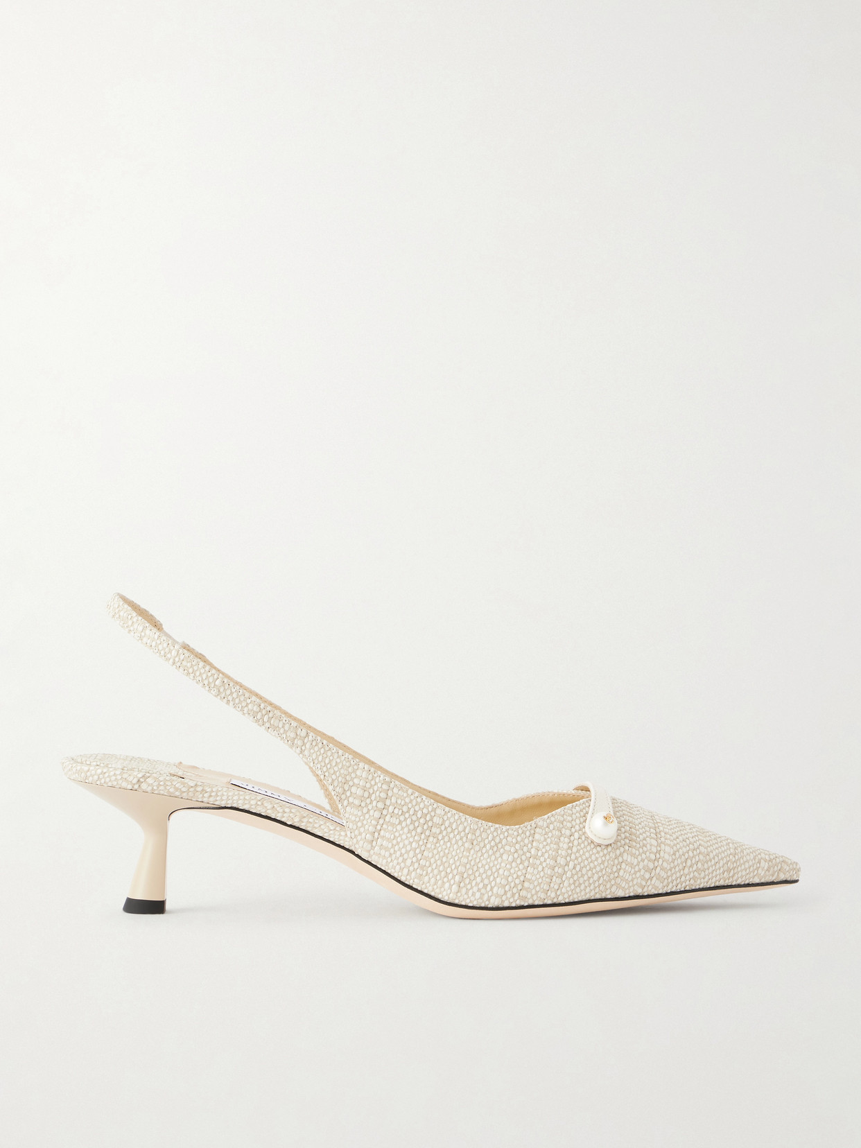 Amita 45 Pearl-Embellished Slingback