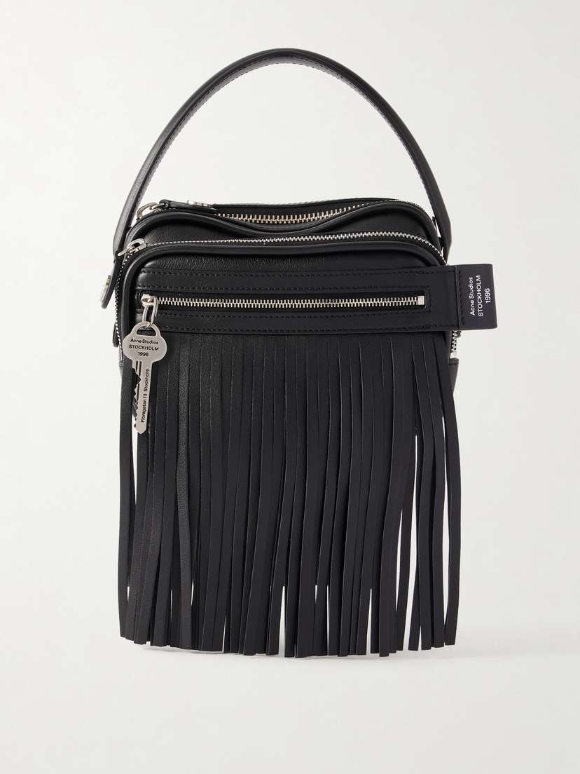 Acne Studios Camero Fringe Leather Shoulder Bag - Women's Bags