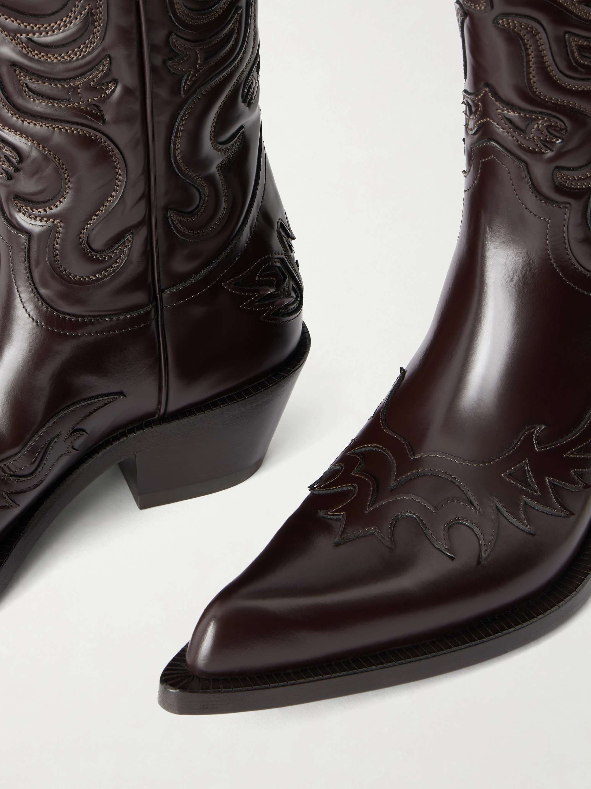 ACNE STUDIOS Leather ankle boots | NET-A-PORTER