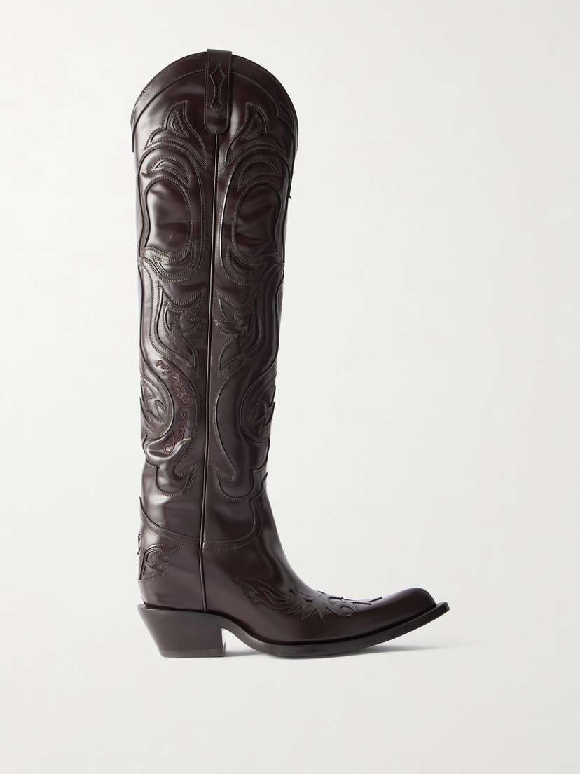 Acne Studios Leather Knee Boots
