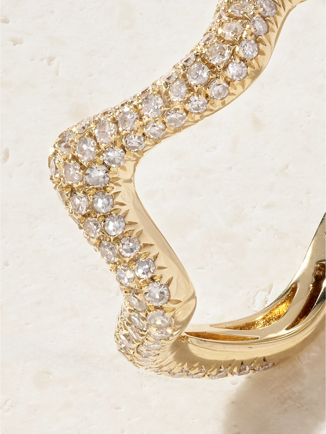 Shay Wave 18-karat Gold Diamond Ring In Gold