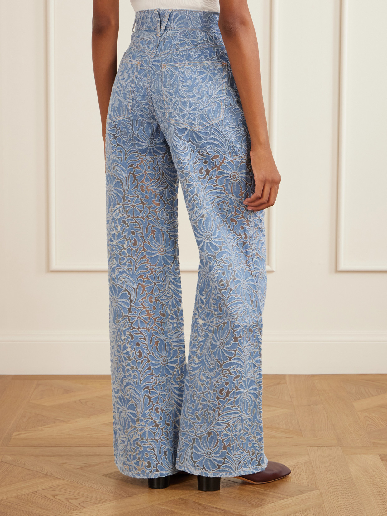 Taylor High-Rise Wide-Leg Jeans