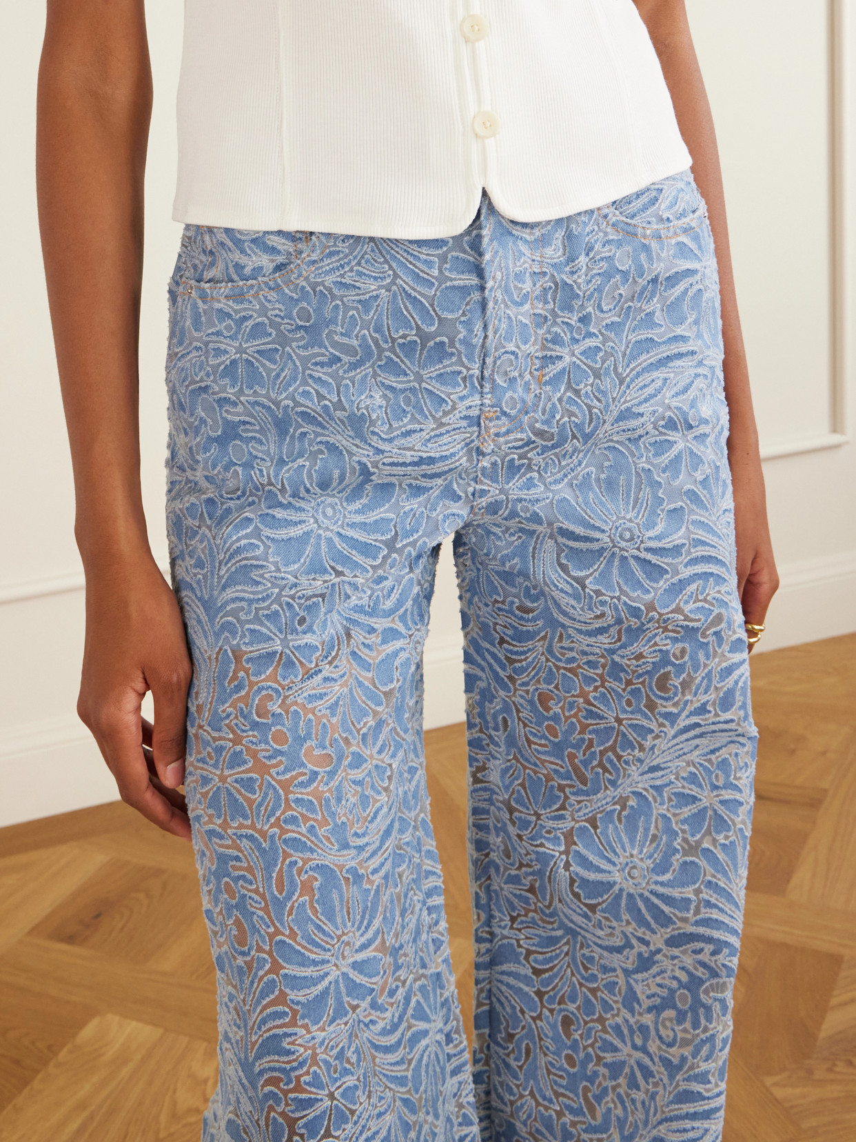Taylor High-Rise Wide-Leg Jeans