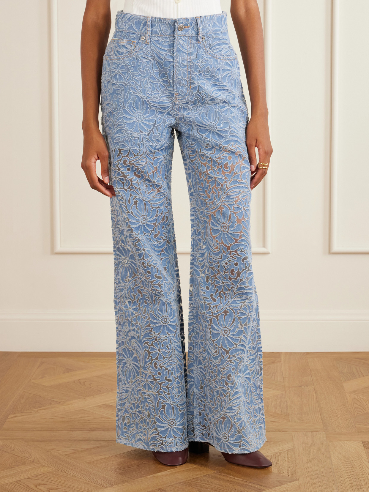 Taylor High-Rise Wide-Leg Jeans