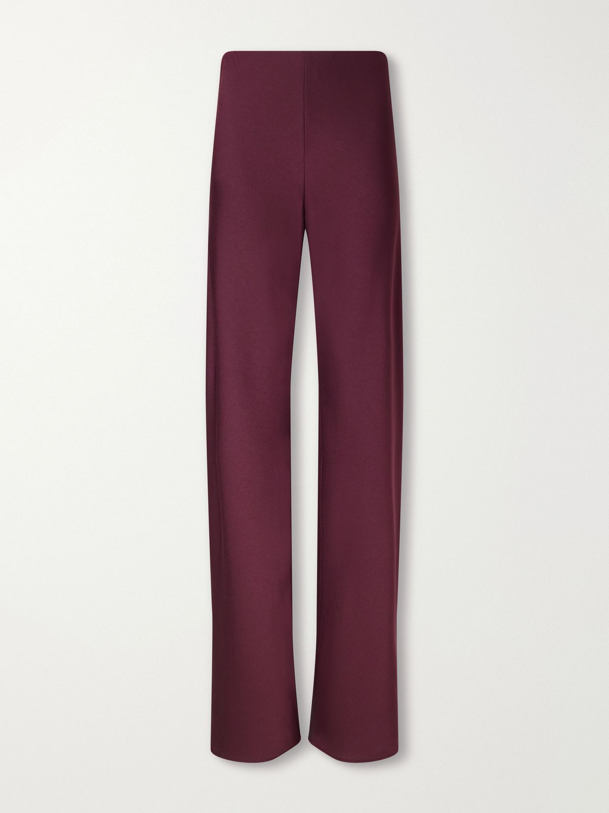 Braddock satin wide-leg pants