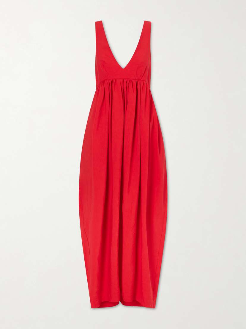 RÓHE Woven Midi Dress