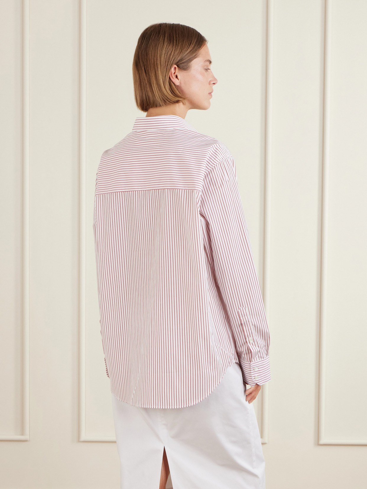 Róhe - Striped Cotton-Poplin Shirt