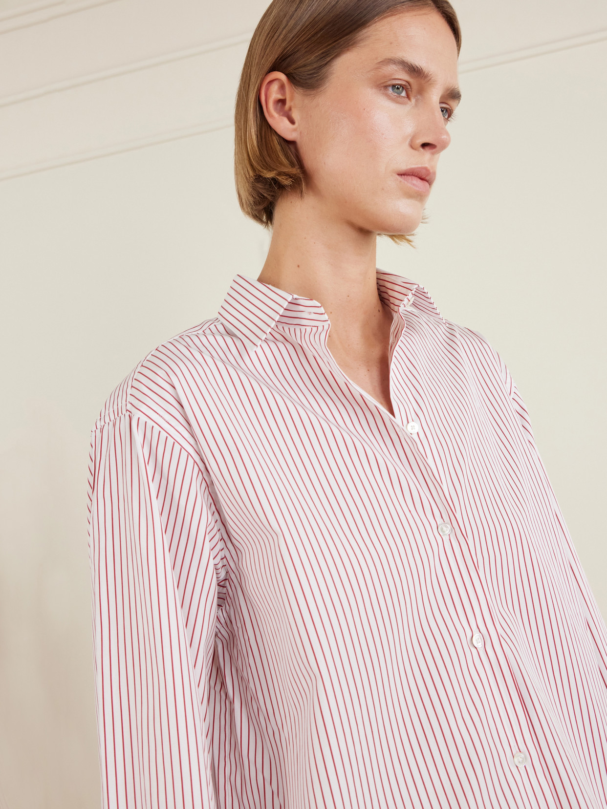 Róhe - Striped Cotton-Poplin Shirt