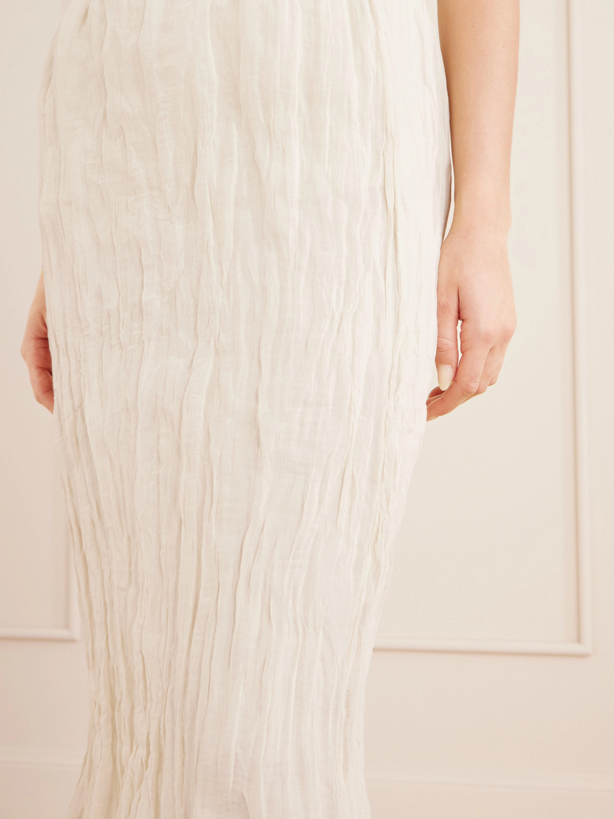 Róhe - Crinkled Metallic Cotton-Blend Midi