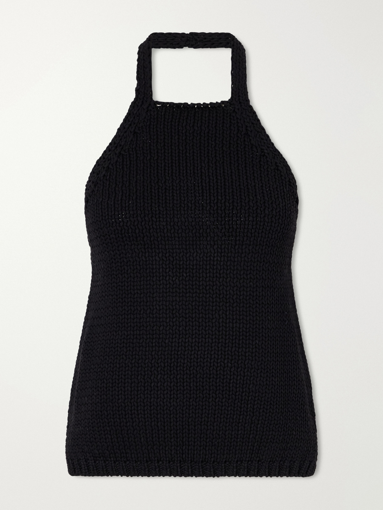 Róhe - Knitted Cotton Halterneck Top