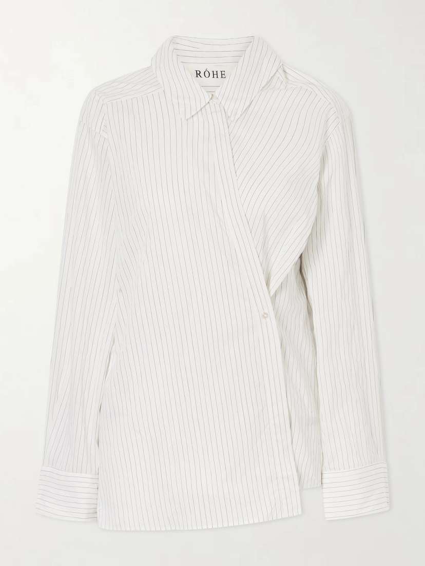 RÓHE Striped Crepon Shirt
