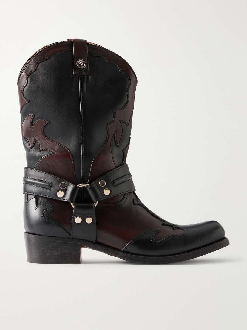 Versace Cowboy 30 Leather Ankle Boots | Thumbnail 6