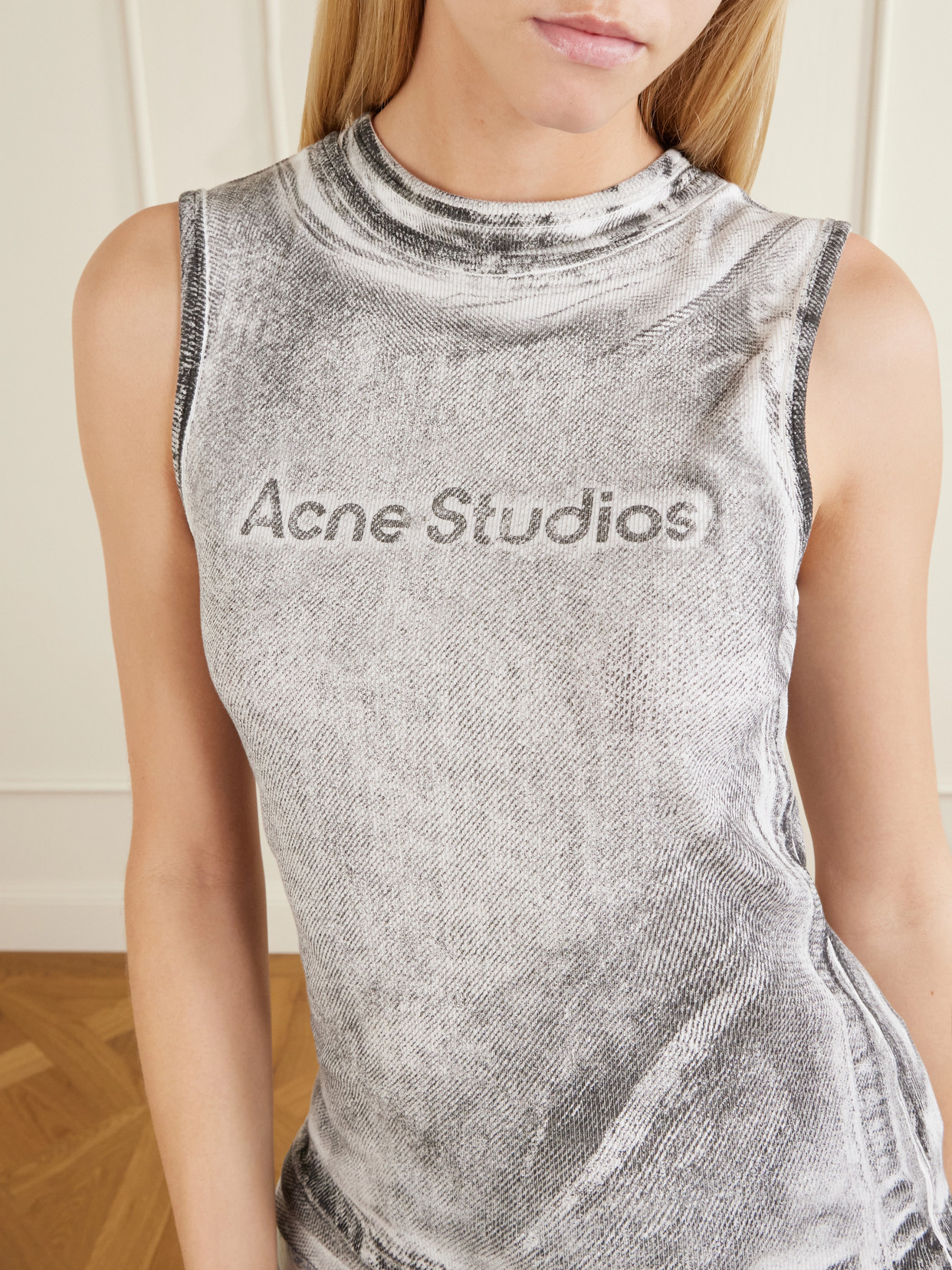Elgie Printed Cotton-Blend Top