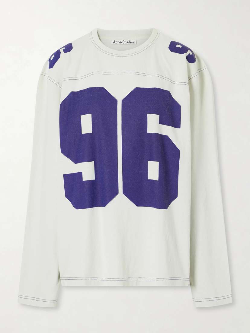 Acne Studios Printed Cotton-jersey Sweater