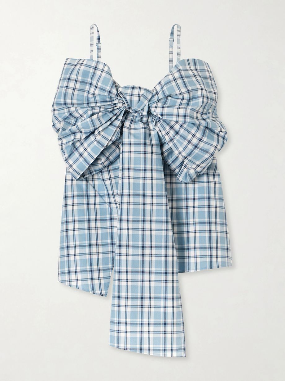 Tanessa checked cotton blouse