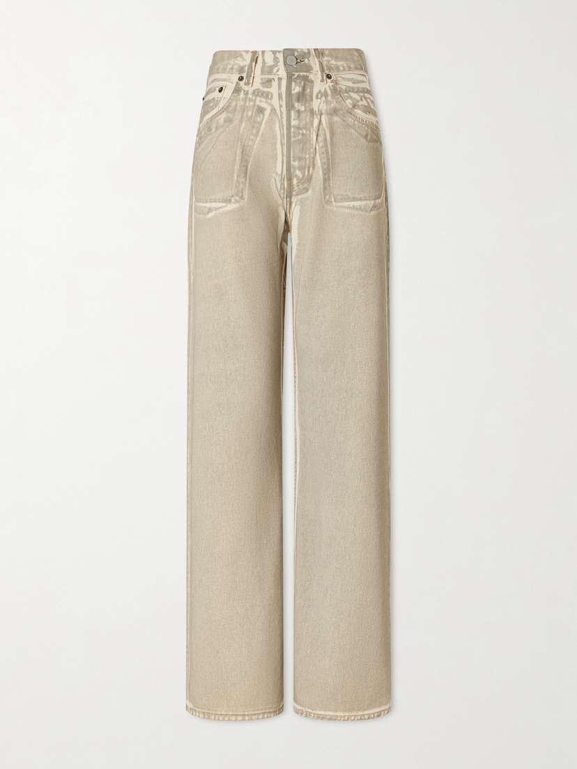 Acne Studios Printed Mid-rise Straight-leg Jeans | Thumbnail 6