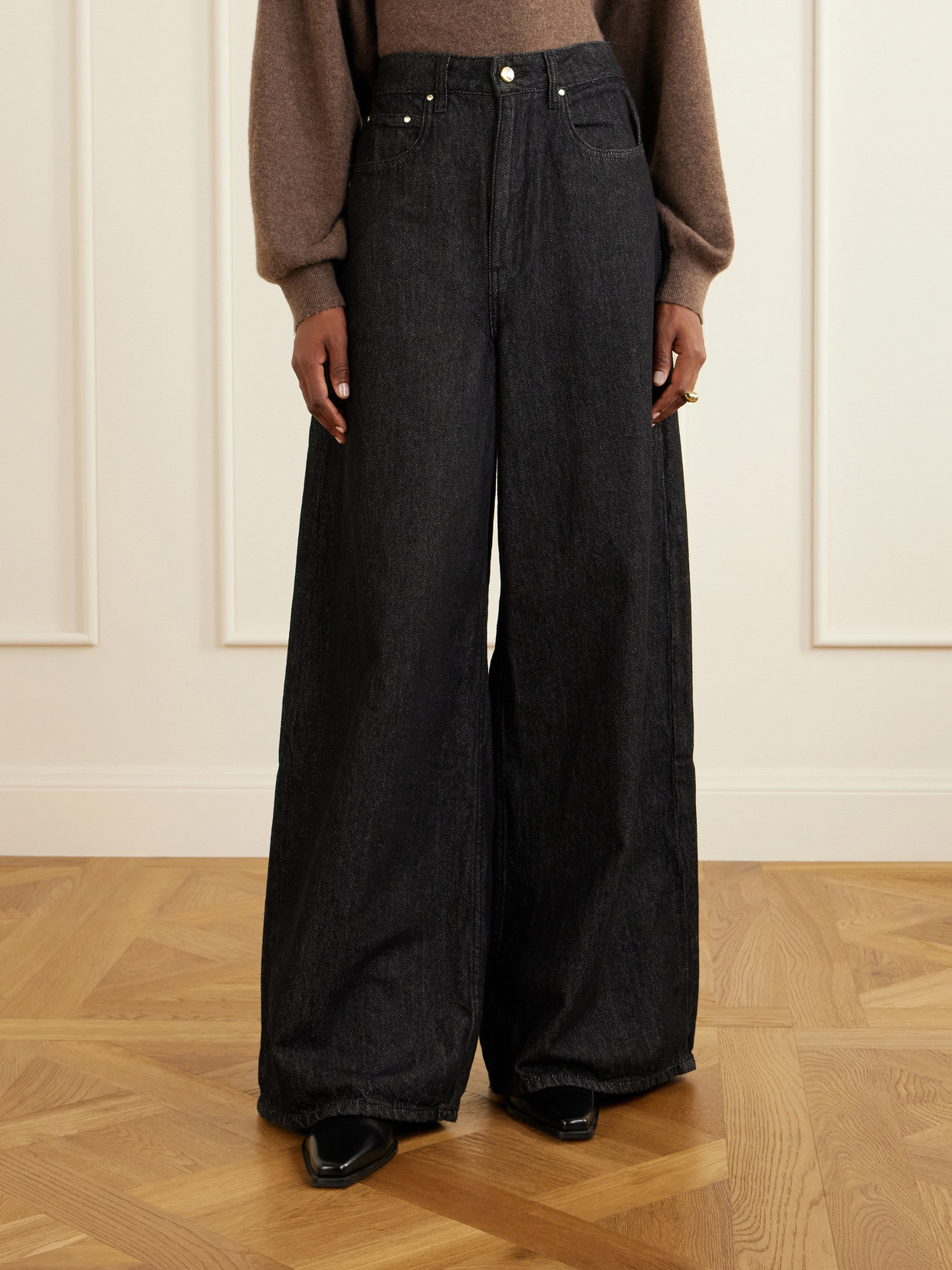 The Slick High-Rise Wide- Leg