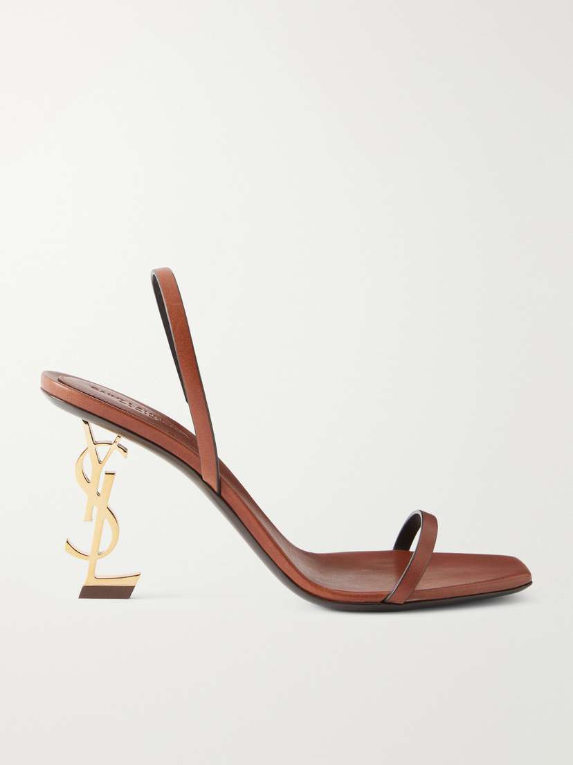 Saint Laurent Leather Sandal Pumps