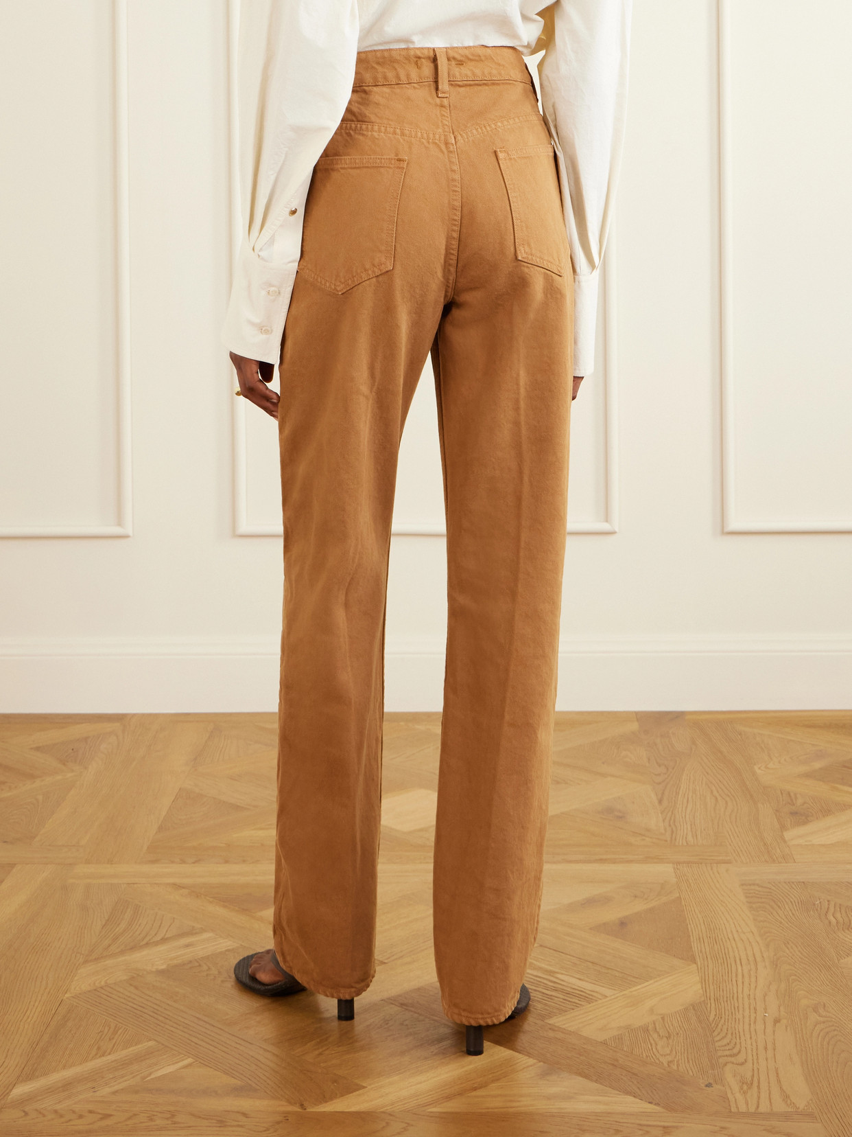 Noon High-Rise Straight-Leg Jeans