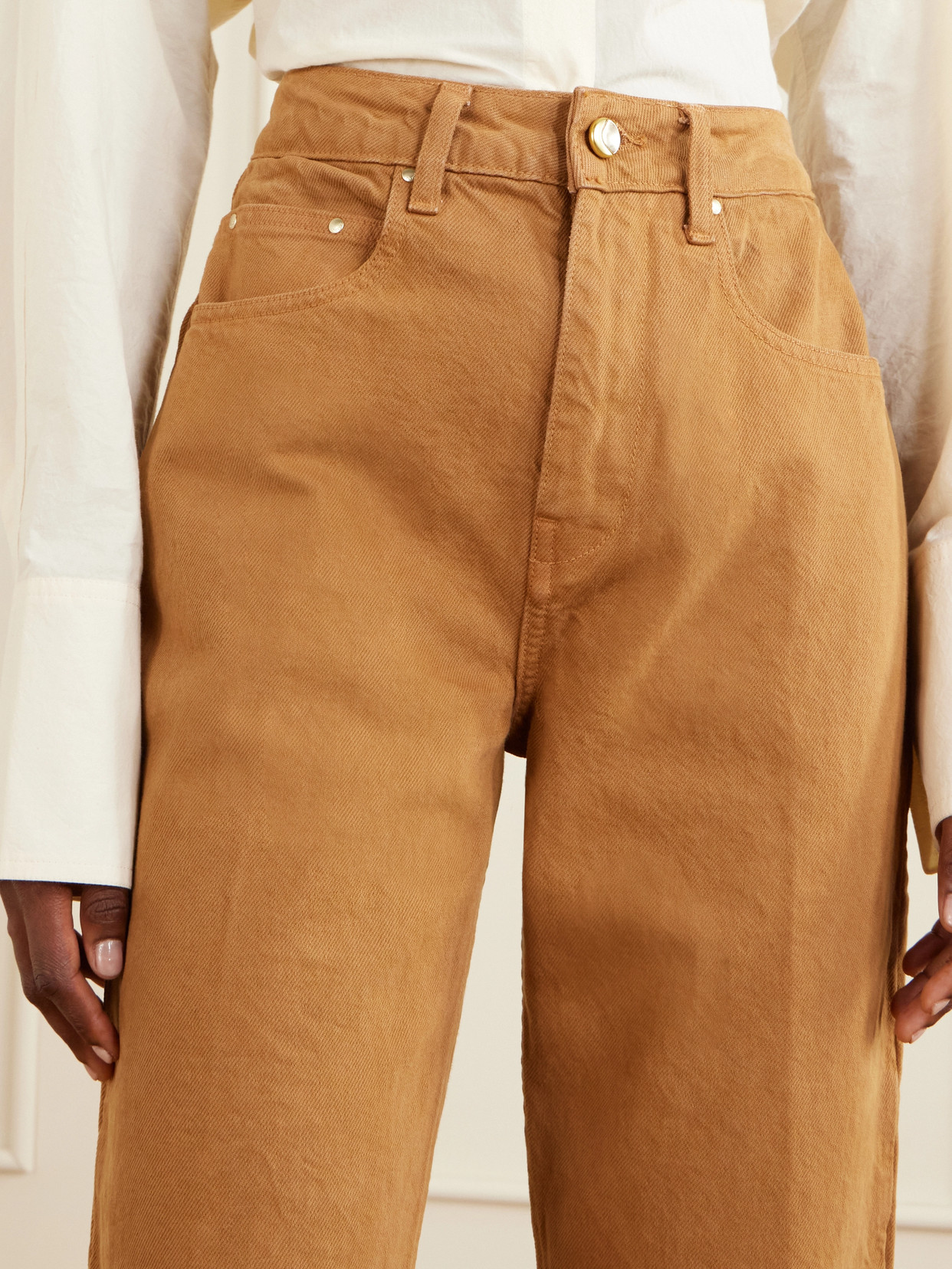 Noon High-Rise Straight-Leg Jeans