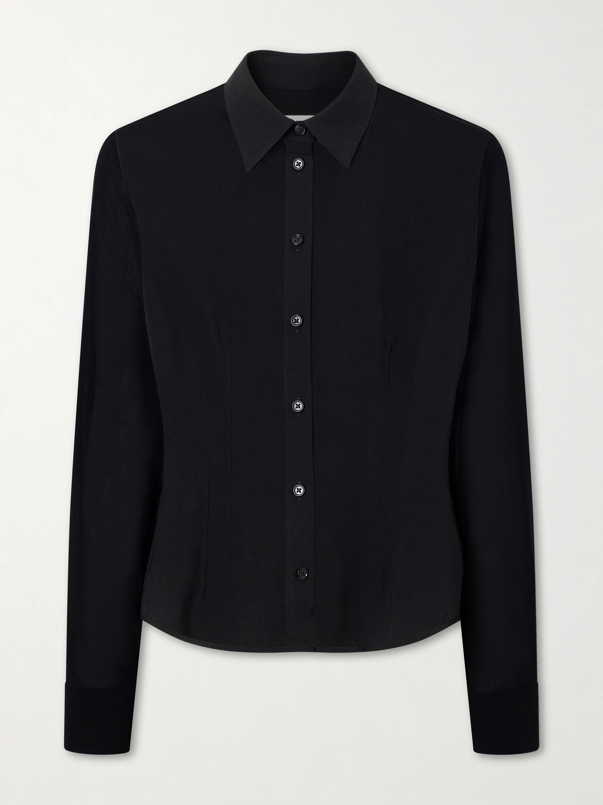 Jil Sander Wool Shirt In Black