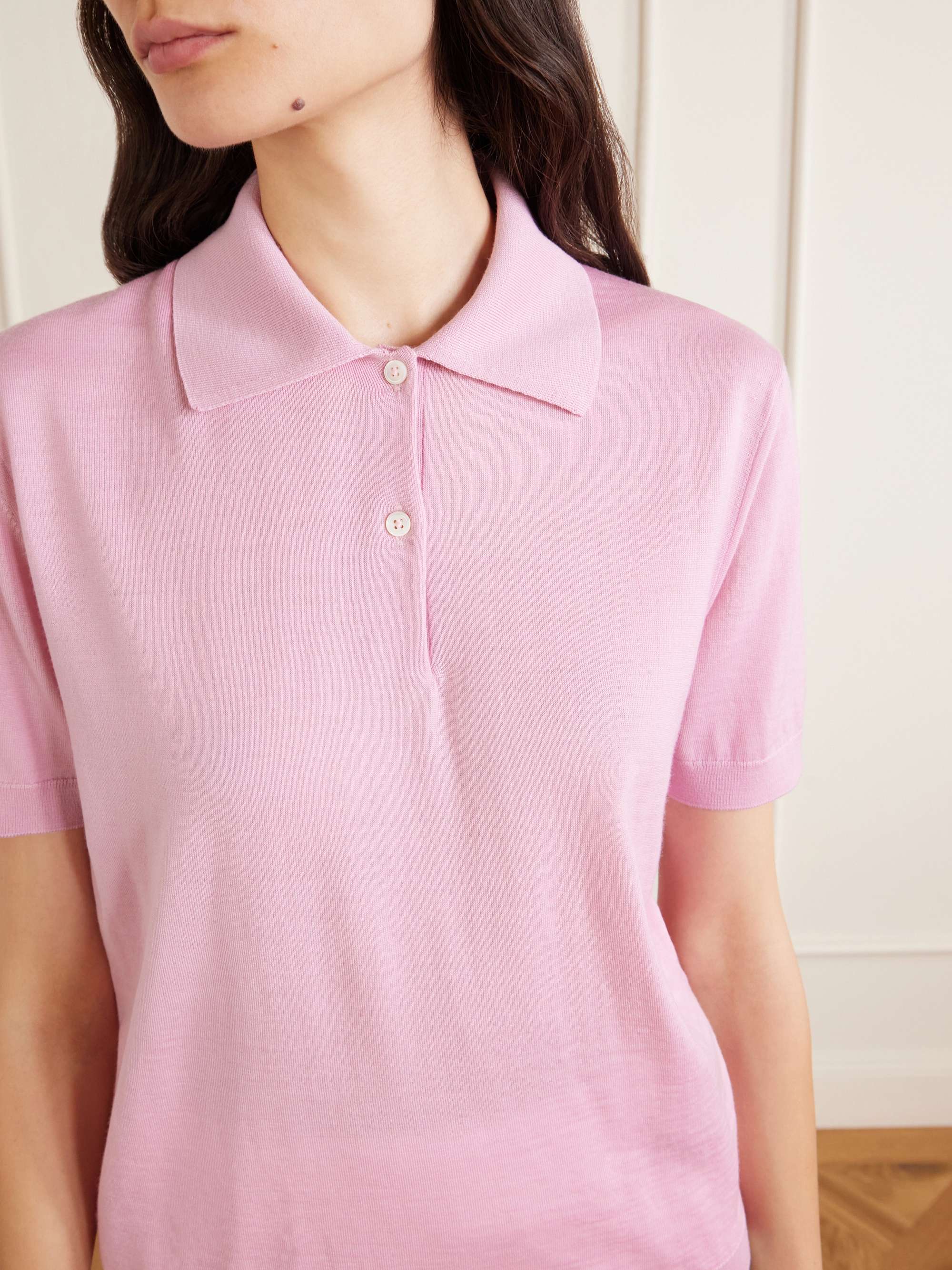 JIL SANDER Wool polo shirt | NET-A-PORTER