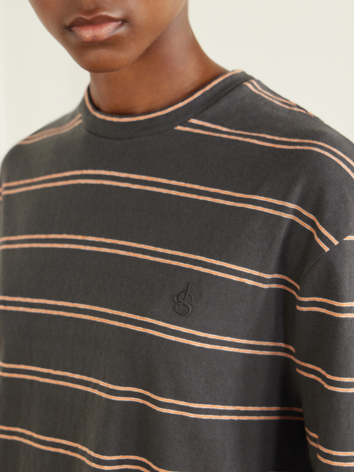 Striped Cotton T-Shirt