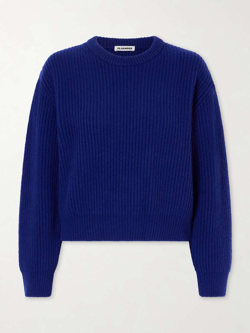 Jil Sander Ribbed-knit Wool Sweater