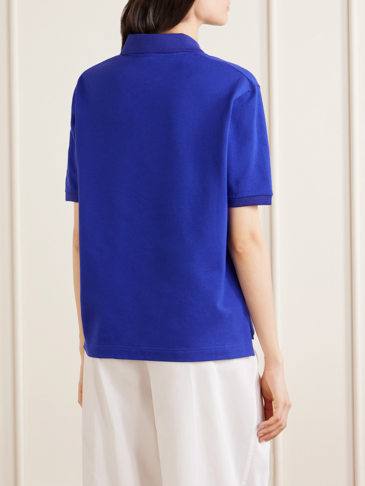 Logo-Embroidered Cotton-Piqué Polo