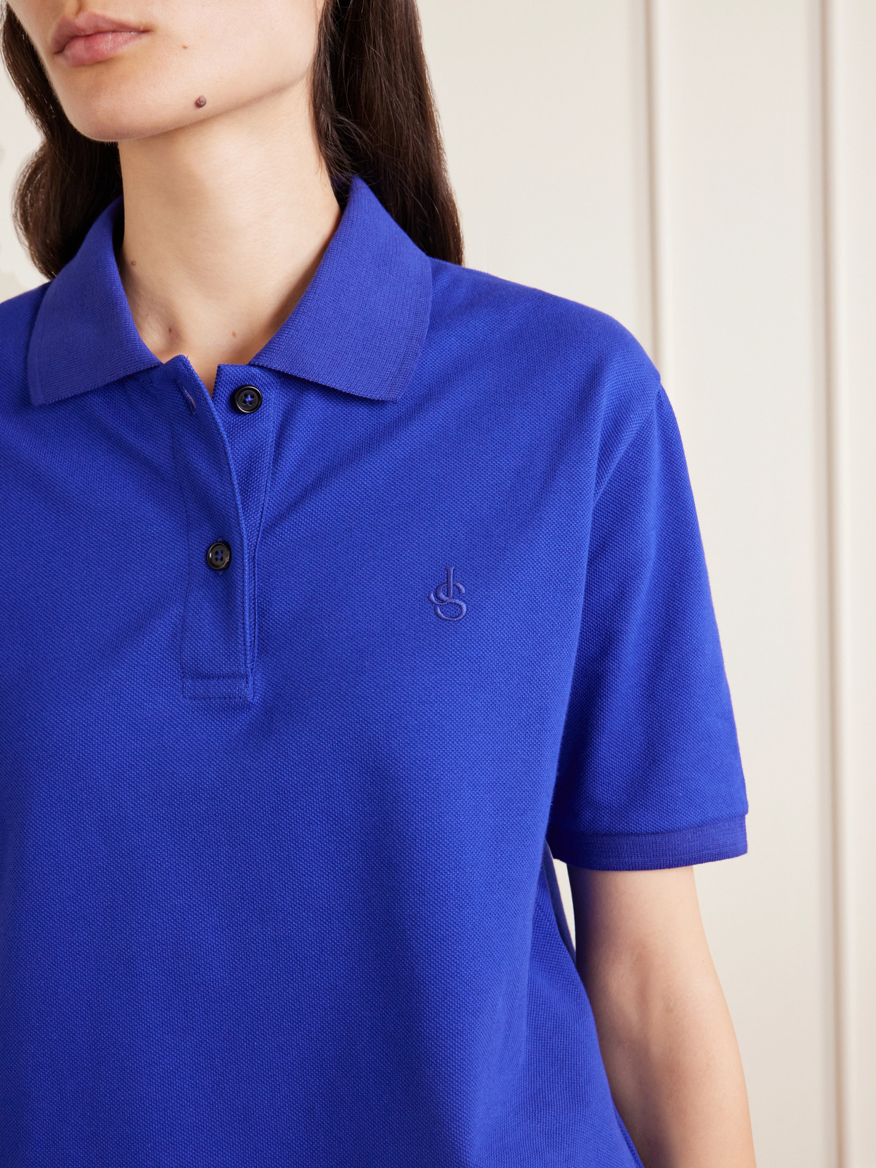 Logo-Embroidered Cotton-Piqué Polo
