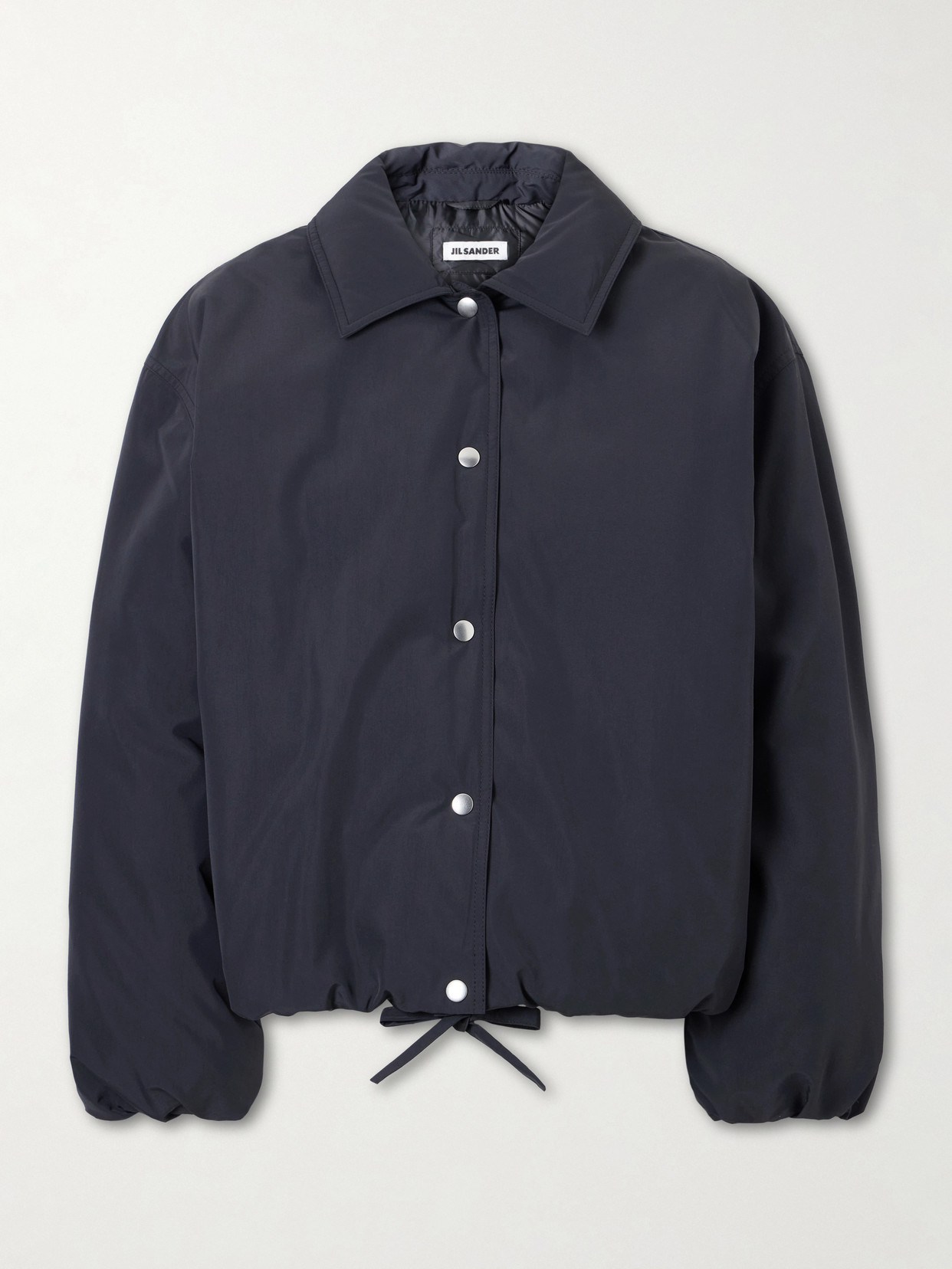 Jil Sander Shell Down-blend Jacket In Black
