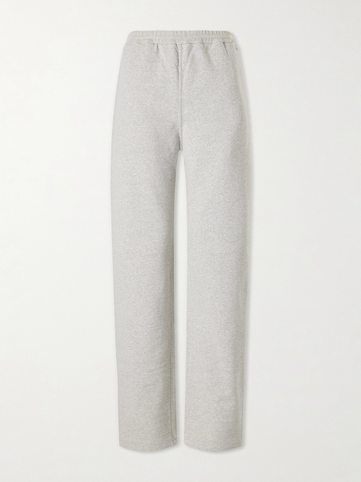 Jil Sander Cotton-jersey Wide-leg Sweatpants In Gray