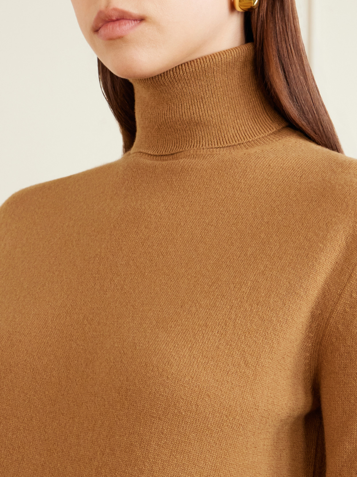 And Cashmere-Blend Turtleneck Sweater