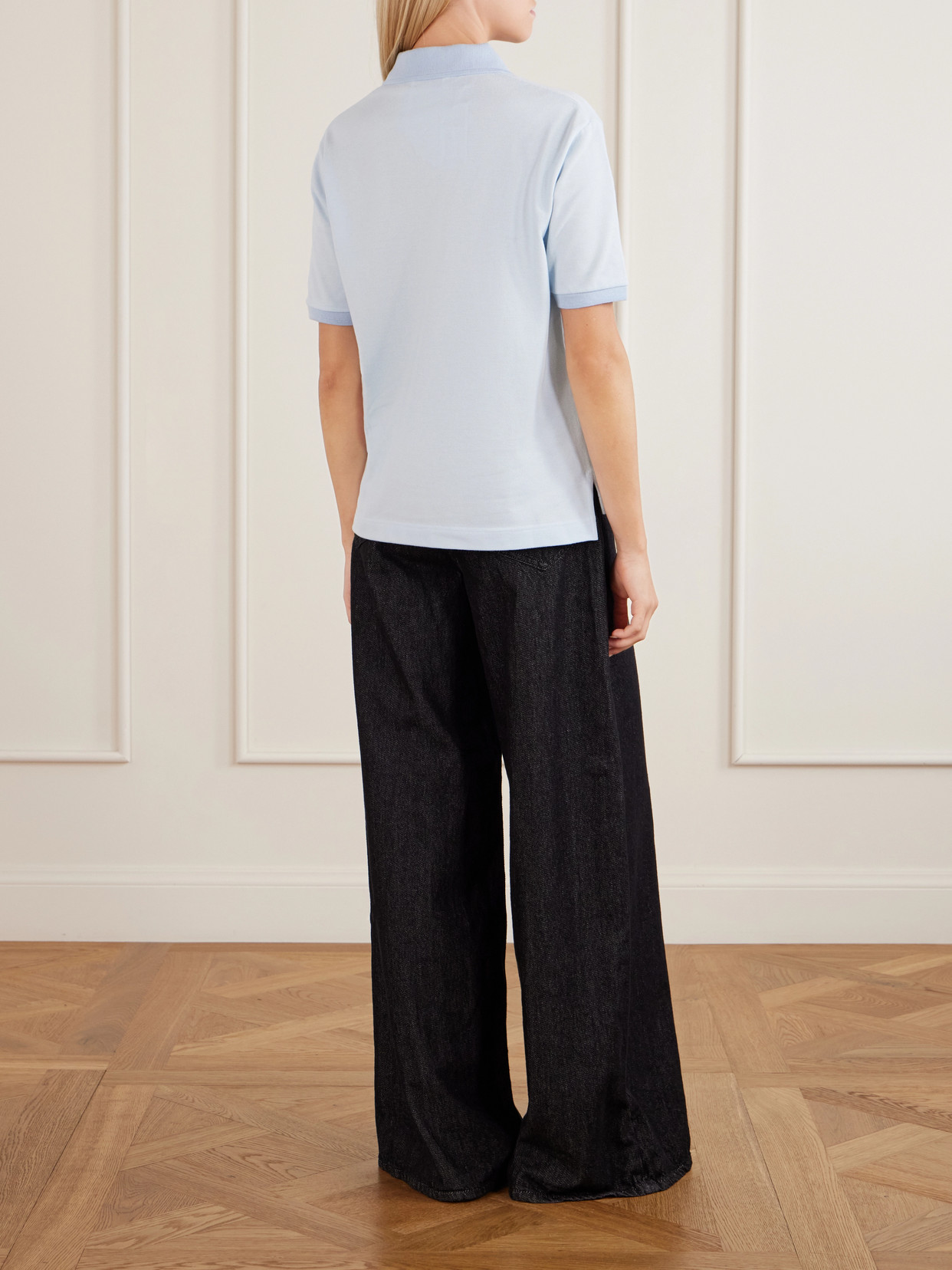 Logo-Embroidered Cotton-Piqué Polo