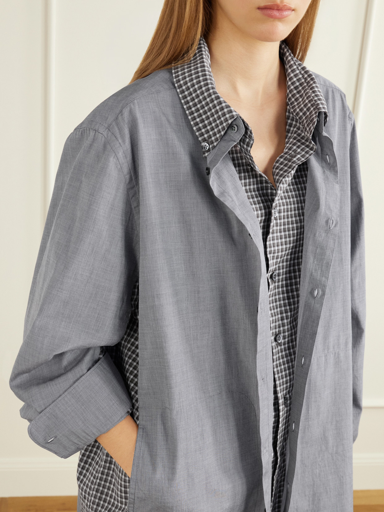 Double-Layer Cotton-Jersey Shirt