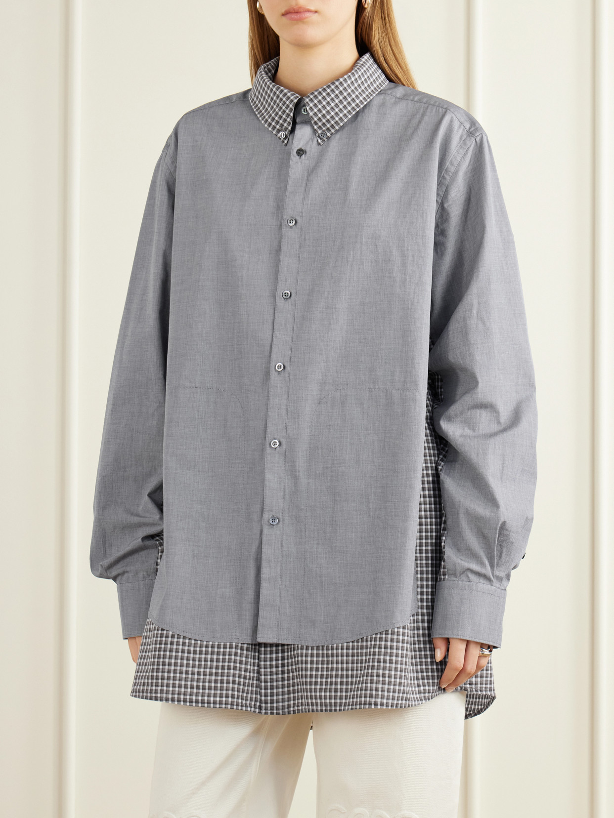 Double-Layer Cotton-Jersey Shirt