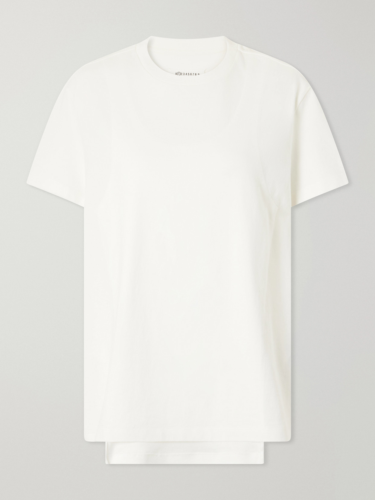 Maison Margiela Oversized Washed Cotton T-shirt In White