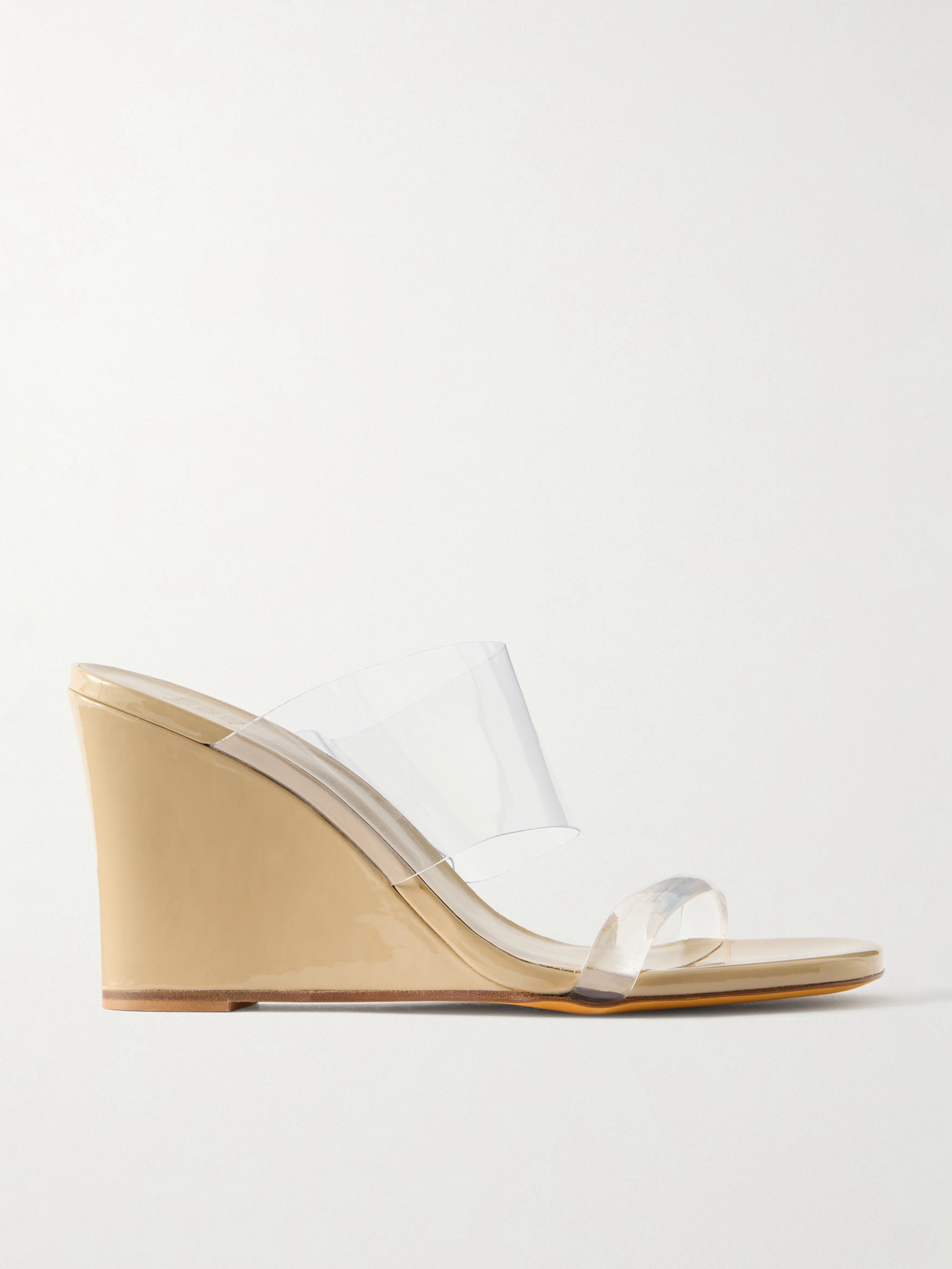 Maryam Nassir Zadeh Olympia Pvc Wedge Sandals In Multi
