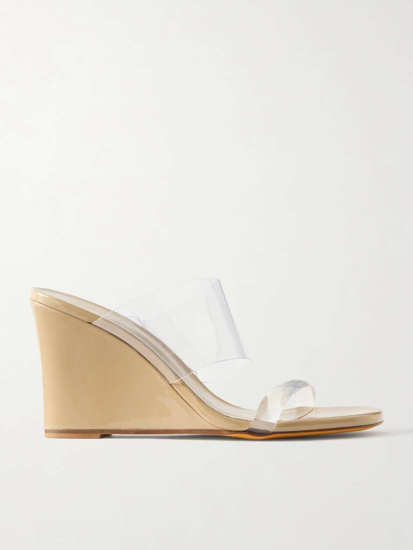 Maryam Nassir Zadeh Olympia Pvc Wedge Sandals