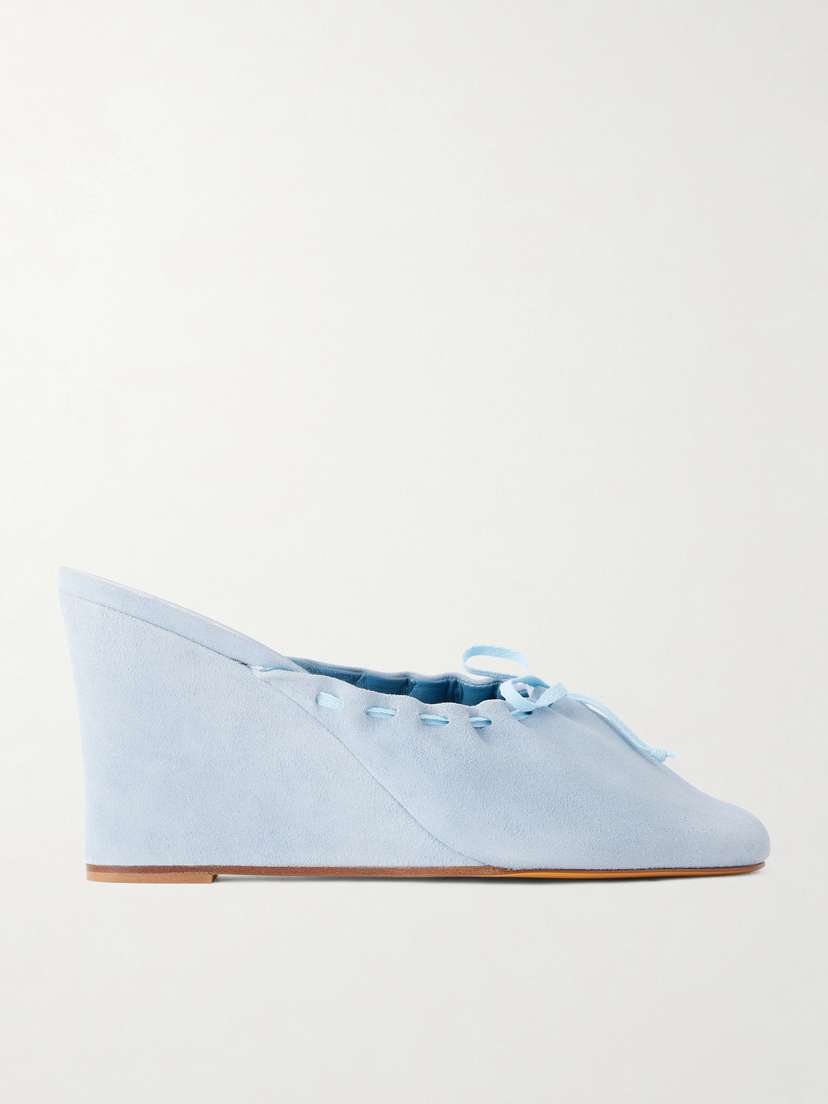 Maryam Nassir Zadeh 95 Suede Ballet Wedges